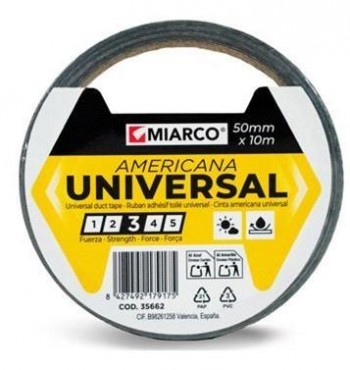 CINTA AMERICANA NEGRA 50X10 RANGER