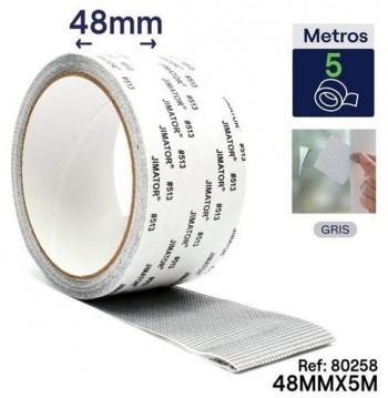 CINTA ADHES, REPARACION MOSQUITERAS 48X5M.