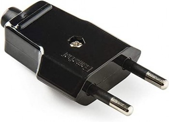 CLAVIJA  ENCHUFE 10A   1001 FA   NEGRO