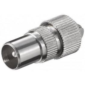 CLAVIJA TV MACHO COAXIAL MINI METAL