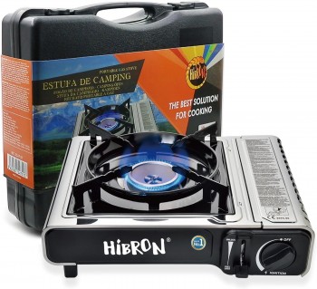 COCINA PORTATIL GAS CAMPING HIBRON  7547 01