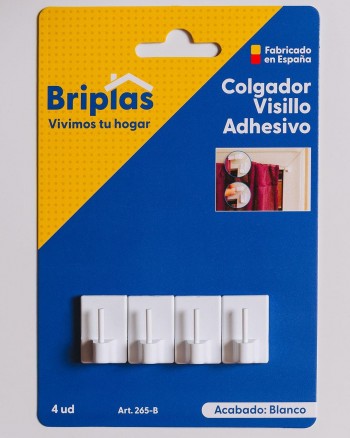 COLGADOR VISILLO ADH B/4 U. BRIPLAS REF.265
