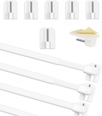 COLGADOR VISILLO ADH. BLANCO BL. 6 UDS. 11297