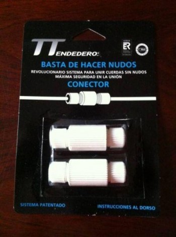 CONECTOR UNION CUERDAS (BL. 2U.)