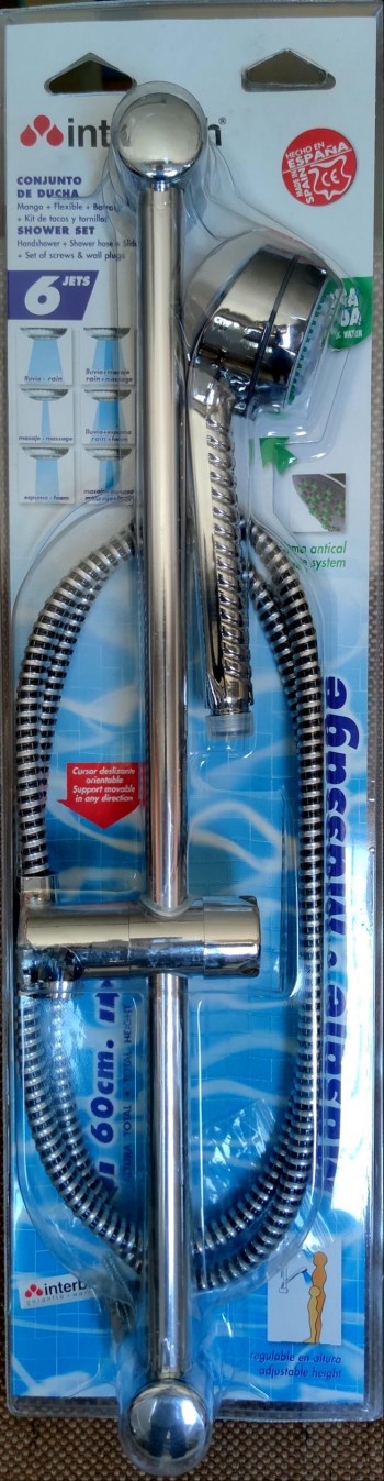 CONJUNTO VARIANT SUPERBATH  CROMO. BL.