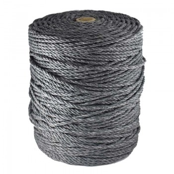 CORDELILLO PLASTICO 4MM. NEGRO