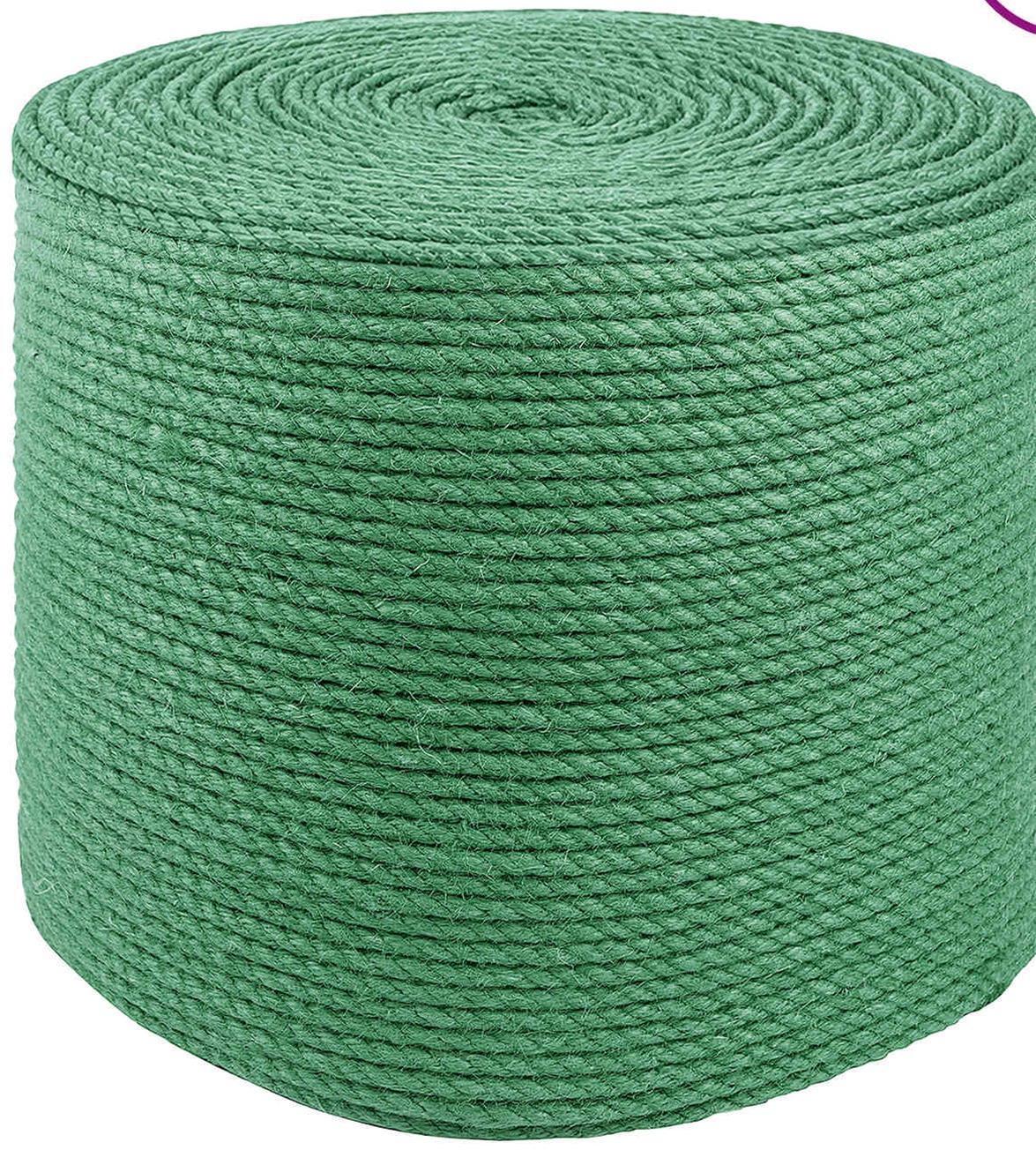 CORDELILLO PLASTICO 5MM. VERDE BOB. DE 500M.