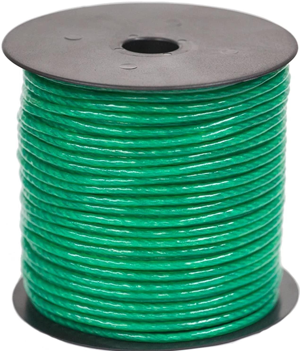 CORDON PLASTICO FORRADO tender VERDE
