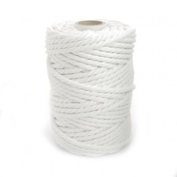 CORDON MACRAME BLANCO BOBINA