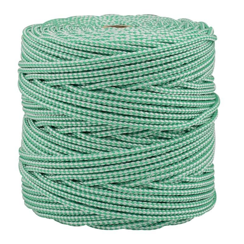 CUERDA PLAST. TREN/05 VERD/BCO. -200M.-