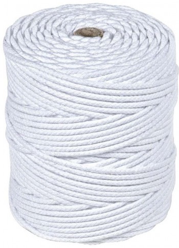 CUERDA PLAST. TREN 5,5MM.  BCO. -200M.-