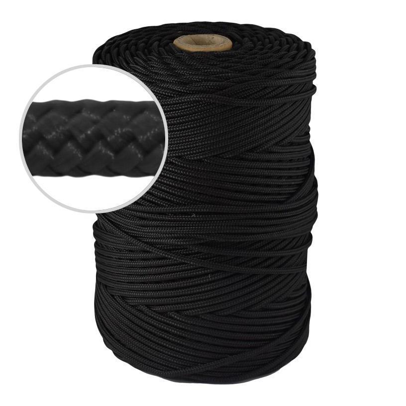 CORDON RIEL POLIP. NEGRO -200M.-