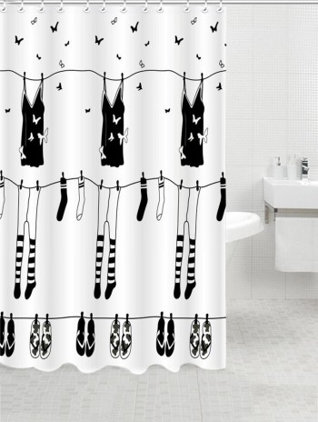 CORTINA DE BAÑO DRESS 200X180