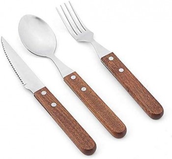 CUBIERTO MESA M/MADERA SET 3P.