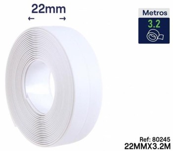 (AGOTADO) CUBRE JUNTAS FIXIT 22MM.X3,2M. BLANCO  80245