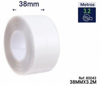 CUBRE JUNTAS FIXIT 38MMX3,2M.TRANSPARENTE