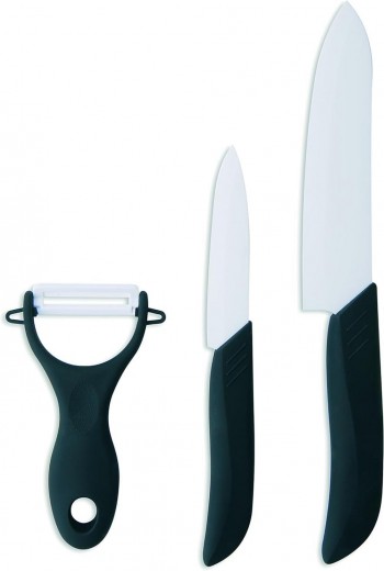 CUCHILLOS Y PELADOR CERAMICO THULOS