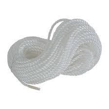CUERDA PLASTICO 8 MM. BCO. M.