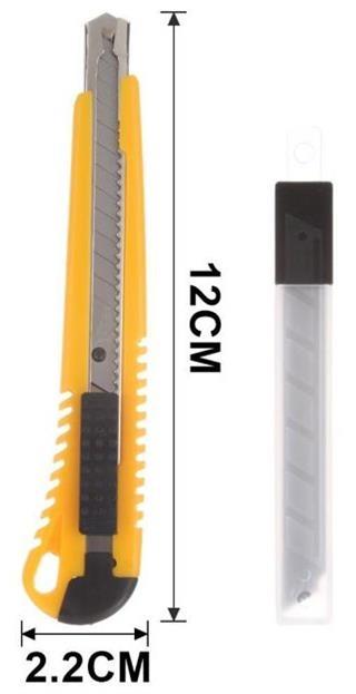 CUTTER FERRO HOJA  9MM. + 5 GRATIS  03540