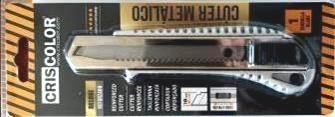 CUTTER METALICO REFORZADO H-18MM. CRIS 42098