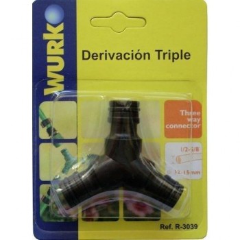 DERIVACION TRIPLE PLAST. 3039 WURKO