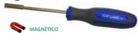 DESTORNILLADOR PORTA PUNTAS TOP LINE 252050