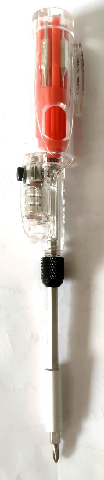 DESTORNILLADOR C/LUZ 12 EN 1 TUBO 540012