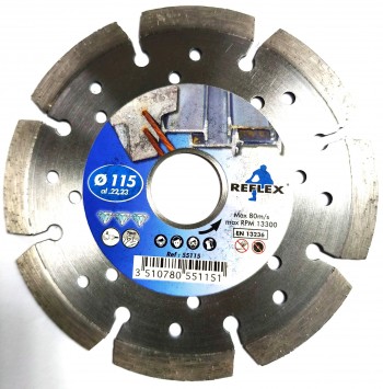 DISCO DIAMANTE LASER HORMIGON-ACERO 115