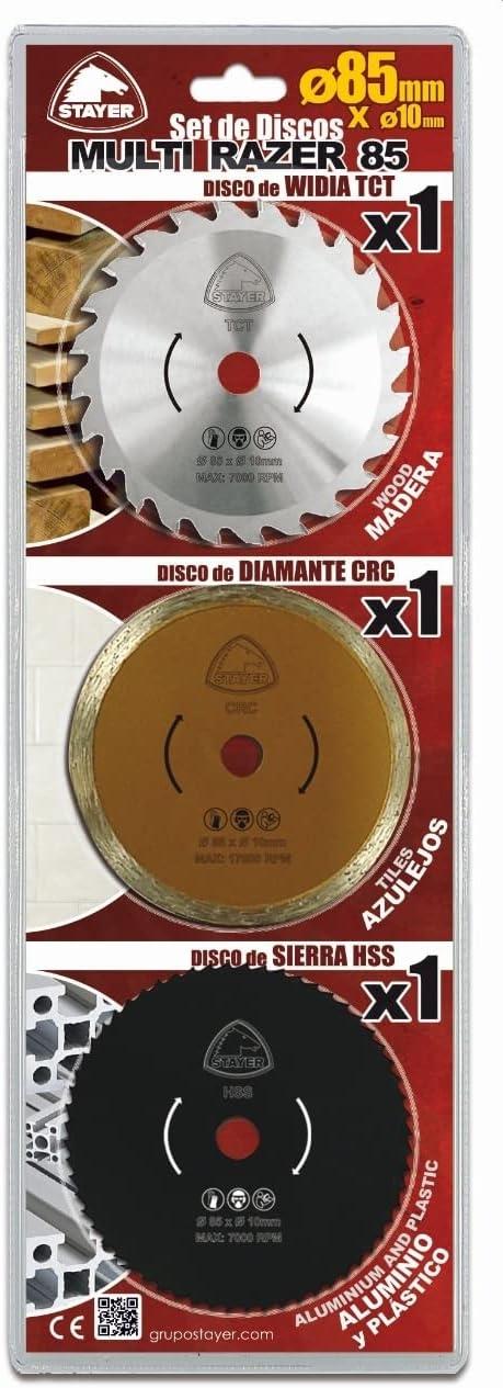 DISCOS MULTIRAZER 85K (CRC/TCT/HSS) BL 3 US.