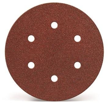 DISCO LIJA VELCRO 6 AGUJEROS 150MM. G 100