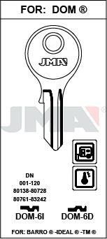 DOM6D JMA B ACERO LLAVE