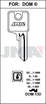 DOM13D JMA B ACERO LLAVE