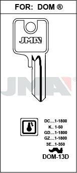 DOM13D JMA B ACERO LLAVE