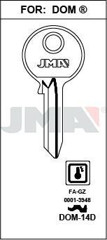 DOM14D JMA B ACERO LLAVE