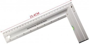 ESCUADRA CARPINTERO ALUMINIO 25CM. 913424