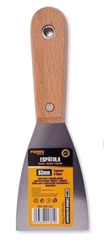 ESPATULA MANGO MADERA CROM0  75