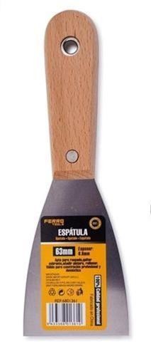 ESPATULA MANGO MADERA CROM0  75