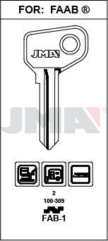 FAB1 JMA B ACERO LLAVE