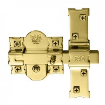 FAC CERROJO 301-R/80 DORADO