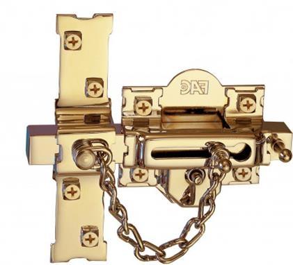 FAC CERROJO 307-R/80 IZDA. DORADO