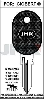 FI11P JMA PLAST NEGRO ACERO LLAVE