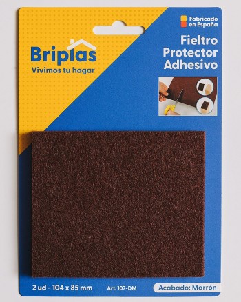 FIELTRO 2 unidades CUADRADO MARRON