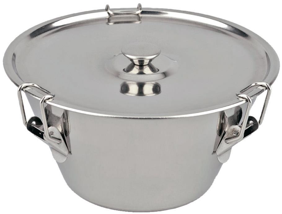 FLANERO INOX C/TAPA 18CM. 3321
