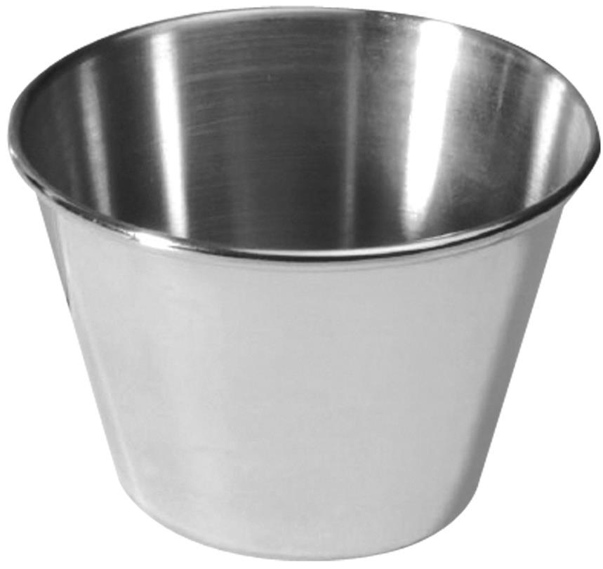 FLANERO LISO ACERO INOX   8CM. 3306