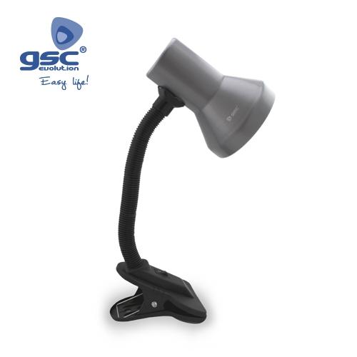 FLEXO LUZ CON PINZA 1940W2400 PLATA