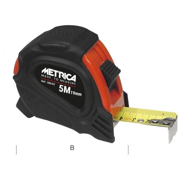 FLEXOMETRO METRICA ERGO 3 STOP 8M X25MM