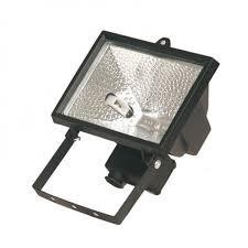 FOCO HALOGENO 500W IP44 NEGRO