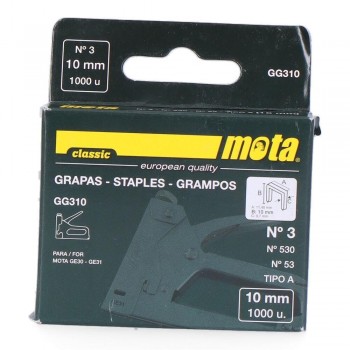 GRAPAS ACERO 530-53  10MM. 1000UDES. MOTA