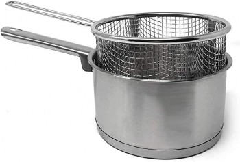 CAZO INOX + CESTILLO FRIEDOR 16CM 3168