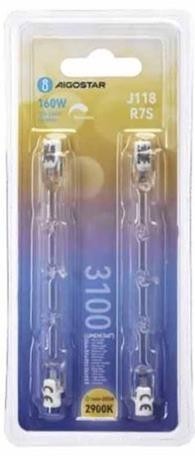 HALOGENA LINEAL 118MM 230V 160/200W  B. 2US.